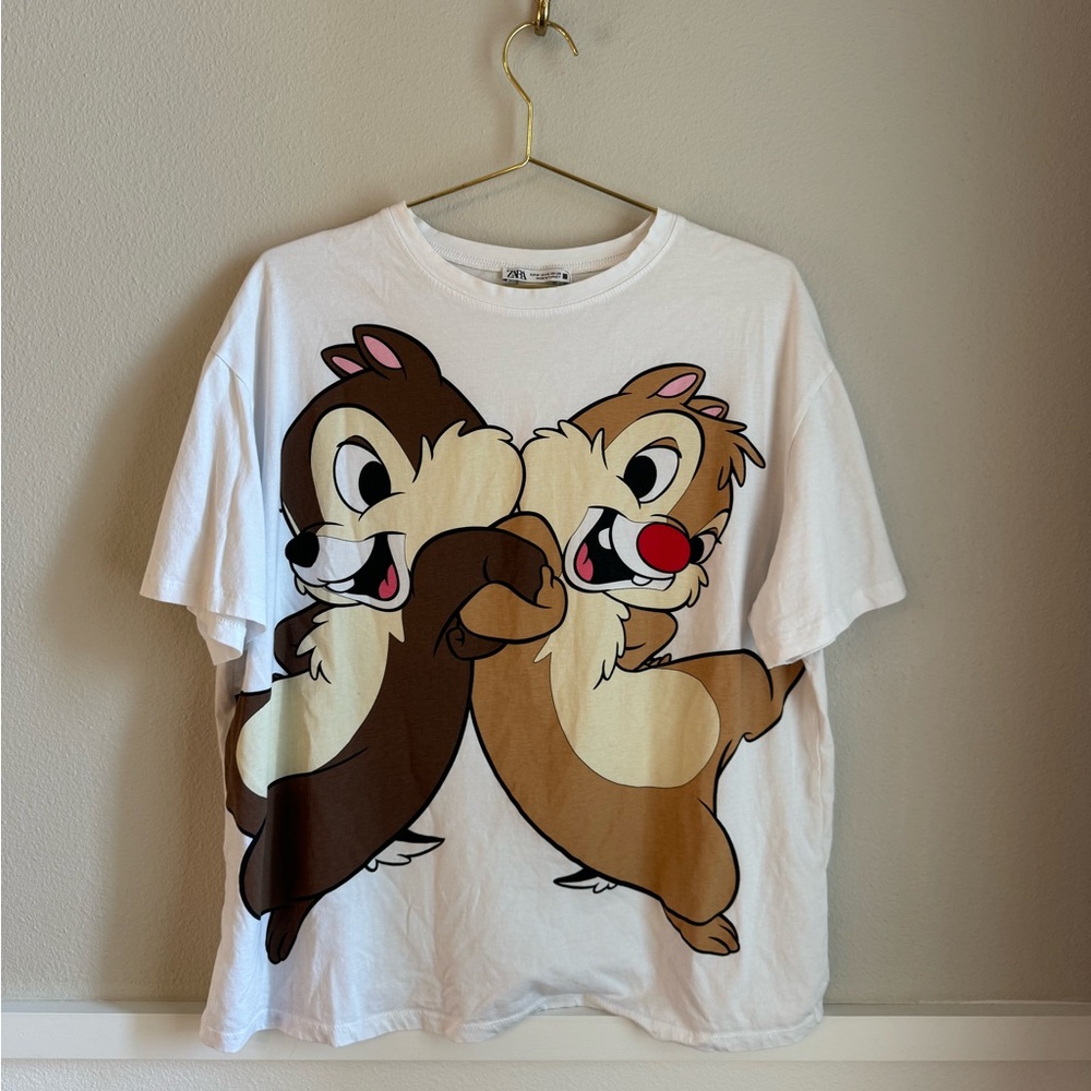 CHIP AND DALE ZARA TSHIRT
